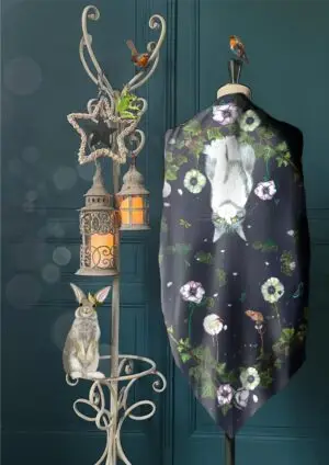 Foulard Jouer au Chat et à la souris la Nuit – Image 4