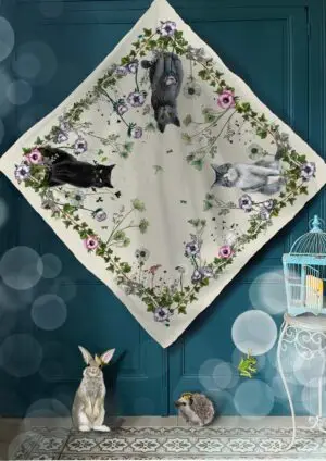 Châle Jouer au Chat et à la souris le Jour – Image 2