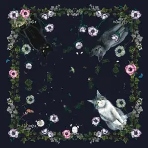 Châle Jouer au Chat et à la souris la Nuit – Image 6