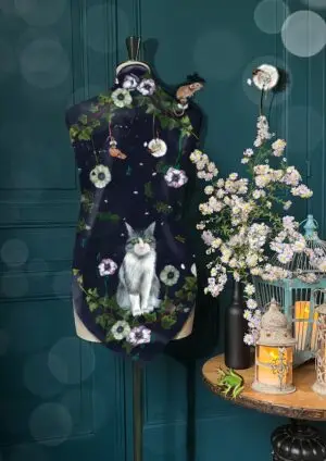 Foulard Jouer au Chat et à la souris la Nuit – Image 5