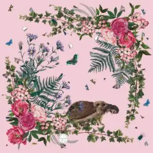 Petit Foulard Maman & Bébé Hérisson – Image 3