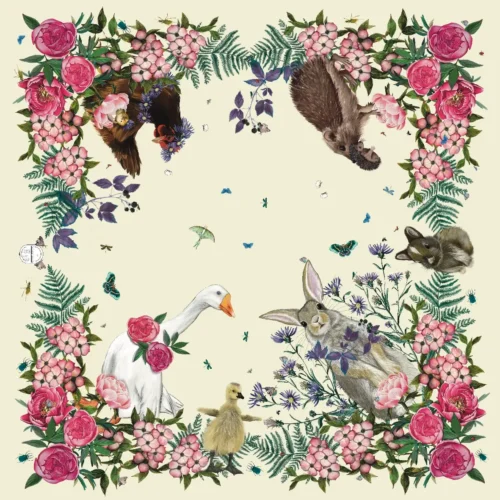 Maman Bébé Châle 130 Coton Jaune pâle